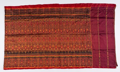 Lot 983 - A KMER SILK HOL PIDAN (CEREMONIAL HANGING)