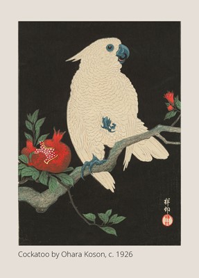 Lot 249 - OKAWA TEIKAN: A SUPERB SENTOKU AND SUAKA TSUBA DEPICTING A COCKATOO, DATED 1866