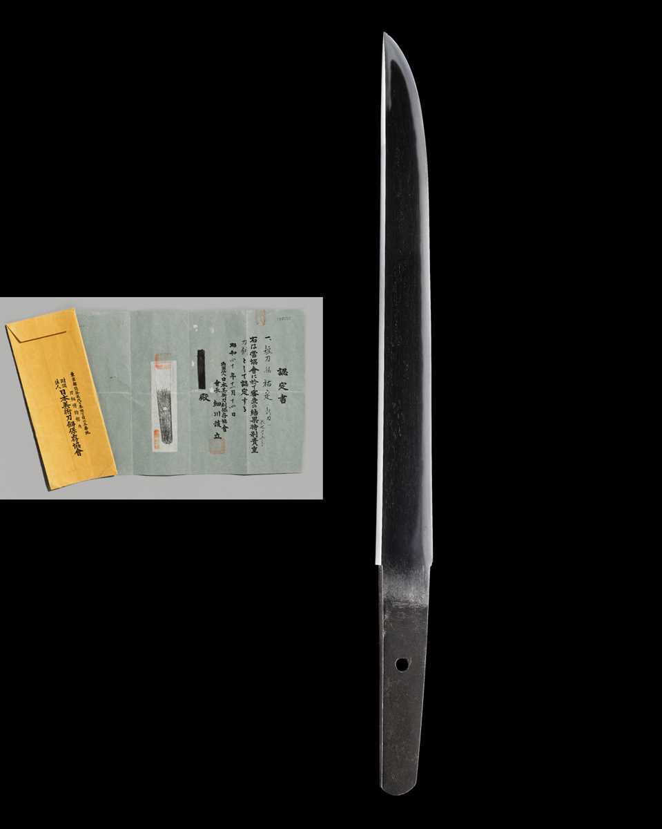 Lot 181 - SUKESADA: A TANTO IN SHIRASAYA, WITH NBTHK TOKUBETSU KICHO TOKEN CERTIFICATE