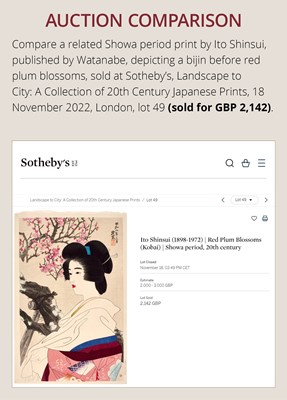 Lot 611 - ITO SHINSUI: BEAUTY OF CHERRY BLOSSOMS
