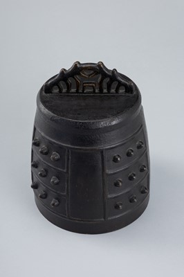 Lot 1583 - A BRONZE TEMPLE BELL (ZHONG), QING DYNASTY