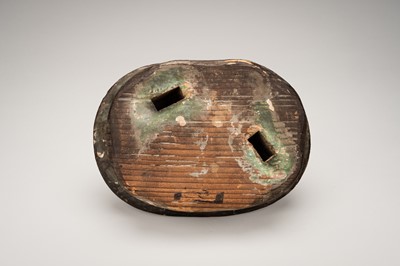 Lot 1554 - A SIGNED POLYCHROME WOOD FIGURE OF DAIKOKU