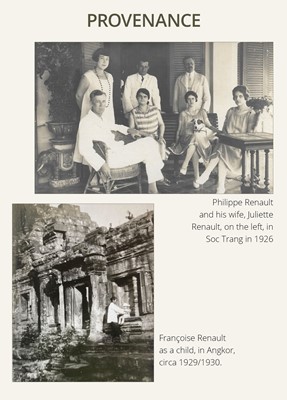 Lot 263 - A RARE BRONZE OIL LAMP, ANGKOR PERIOD, KHMER EMPIRE, 12TH CENTURY