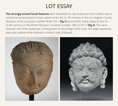 Lot 186 - A RARE TERRACOTTA FIGURE OF A FEMALE DEITY, ANCIENT REGION OF HUND