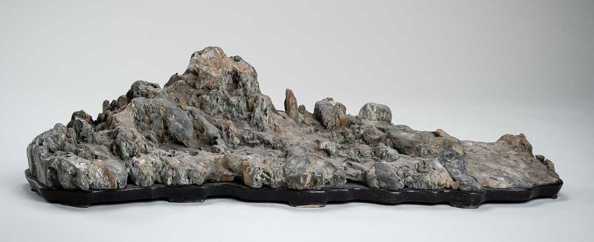 Lot 733 - A SANSUI KEIJO-SEKI SCHOLAR'S ROCK, SUISEKI
