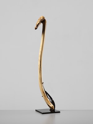 Lot 61 - OZAKI KOKUSAI: A SUPERB ANTLER NYOI SCEPTER