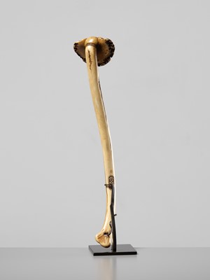 Lot 61 - OZAKI KOKUSAI: A SUPERB ANTLER NYOI SCEPTER