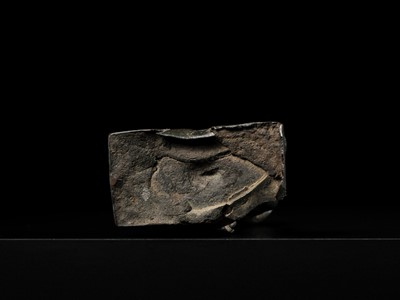 Lot 265 - A FINE BRONZE FIGURE OF GANESHA, KHMER EMPIRE, ANGKOR WAT STYLE