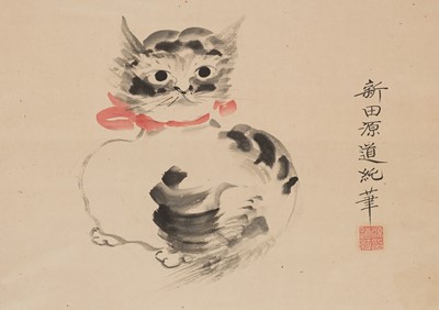 MICHIZUMI IWAMATSU (1798-1854): A FINE PAINTING OF A NITTA CAT
