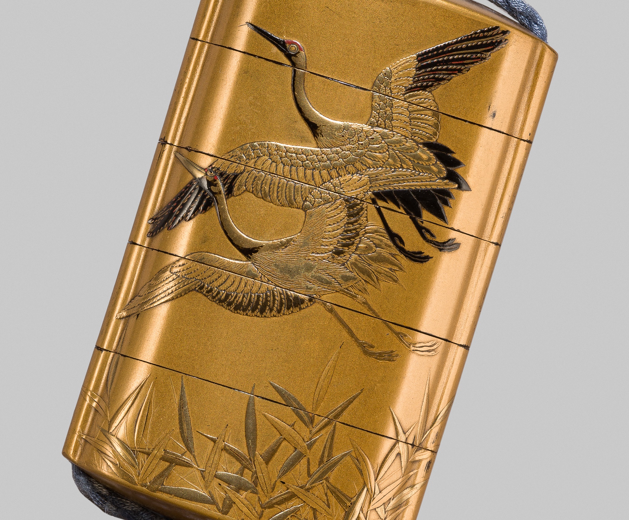 PRIMA ART 鶴の置物fine gold 99.9 金 LUXE GOLD (Gold/Medium)