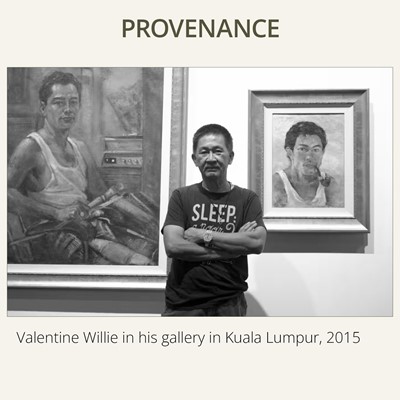 Lot 229 - A LARGE WOOD FIGURE, HAMPATONG, DAYAK PEOPLE, IBAN TRIBE, 19TH TO EARLY 20TH CENTURY