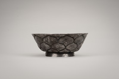 Lot 773 - A FINE SILVER ‘LOTUS’ BOWL, TANG DYNASTY STYLE