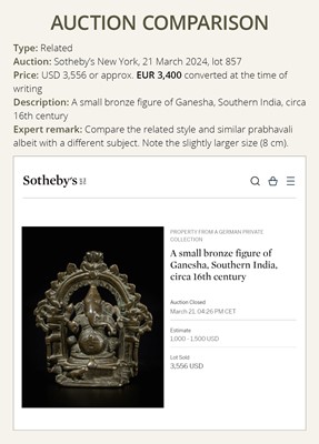 Lot 285 - AN EXTREMELY RARE COPPER ALLOY ICON OF NAMMALVAR, 16TH CENTURY