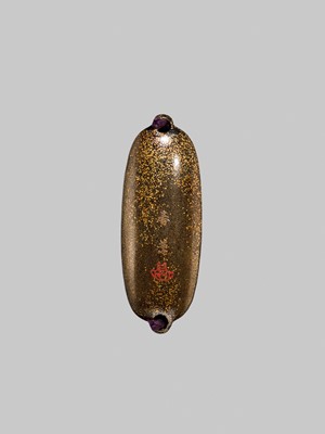 SHUN’YO: A FINE INLAID FOUR-CASE LACQUER INRO WITH A SEA EAGLE AND A QUAIL, AFTER A DESIGN BY HANABUSA ITCHO