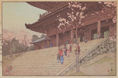 Lot 292 - HIROSHI YOSHIDA: CHION-IN TEMPLE GATE