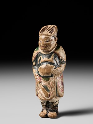 A SAISHIKI NETSUKE OF SHOKI