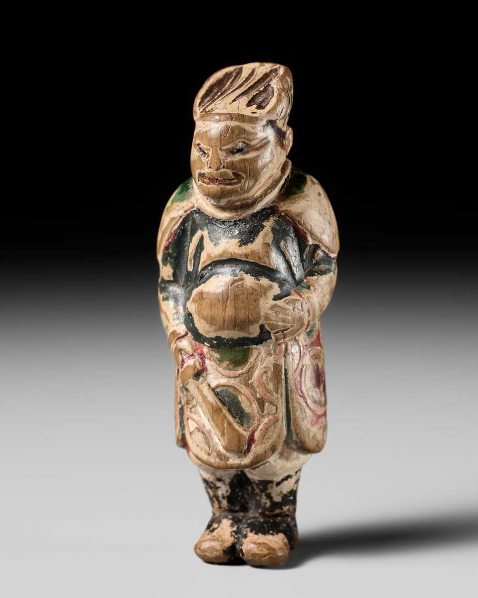A SAISHIKI NETSUKE OF SHOKI