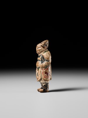 A SAISHIKI NETSUKE OF SHOKI