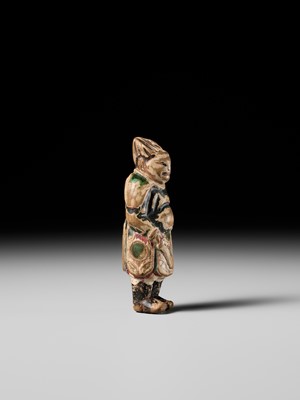 A SAISHIKI NETSUKE OF SHOKI