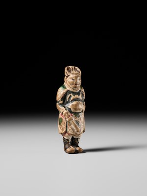 A SAISHIKI NETSUKE OF SHOKI