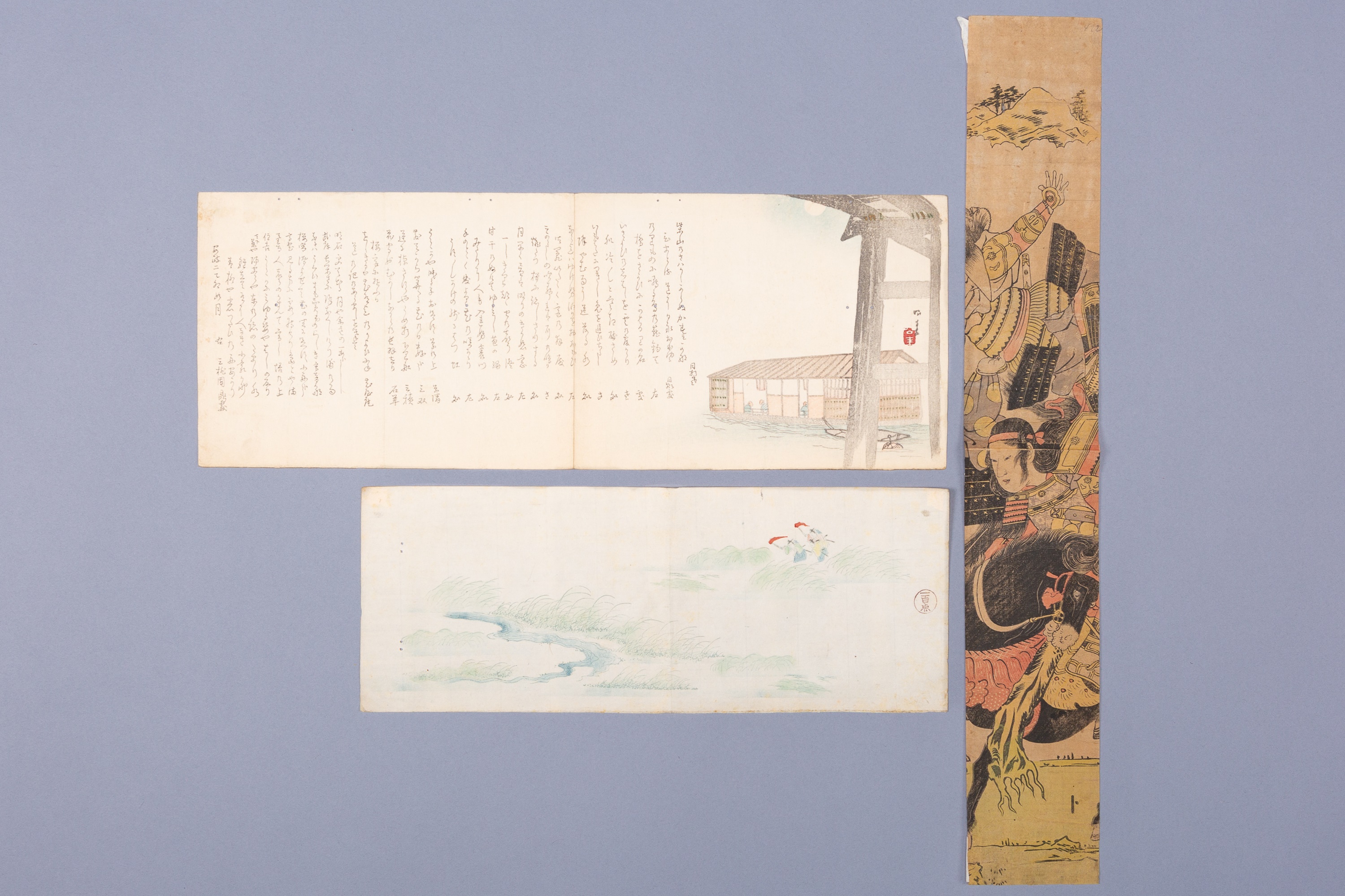 Lot 929 - A GROUP OF THREE WOODBLOCK PRINTS