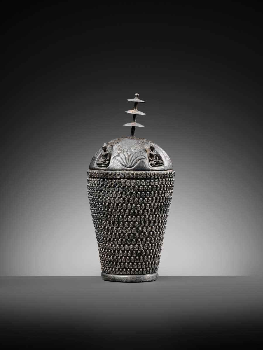 Lot 176 - AN EXTREMELY RARE SILVER REPOUSSÉ ‘THOUSAND