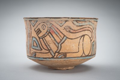 Lot 1256 - A MEHRGARH CERAMIC ‘IBEX AND LION’ BOWL, C. 3000 - 2500 BC