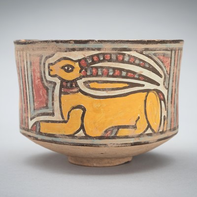 Lot 1257 - A FINE MEHRGARH CERAMIC ‘IBEX’ BOWL, C. 3000 - 2500 BC