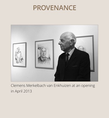 Lot 466 - AN ANTLER NETSUKE OF A TARTAR ARCHER