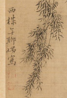 Lot 506 - AN ALBUM WITH 7 “SCHOLARS” PAINTINGS BY GU LUO (1763-1837), DATED 1837
