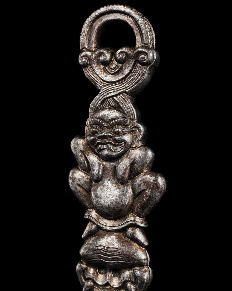 Lot 297 - A ‘DAKINI AND CHITIPATI’ RITUAL HOOK,