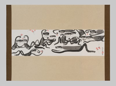 CHEN QIKUAN (1921-2007), ‘MONKEYS‘