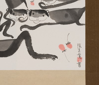 CHEN QIKUAN (1921-2007), ‘MONKEYS‘