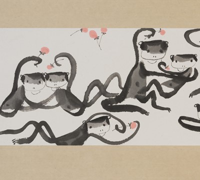 CHEN QIKUAN (1921-2007), ‘MONKEYS‘