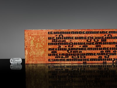 Lot 149 - A LARGE BURMESE KAMMAVACA BOOK, MANDALAY PERIOD