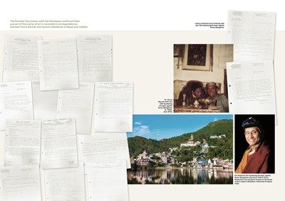 Lot 185 - THE SCRIPTURE CONTENTS OF A LARGE PRAYER WHEEL, TIBET, 19 CENTURY