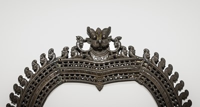 Lot 93 - A VERY LARGE (146 CM HIGH) BRONZE ARCH, PRABHAVALI, KERALA, 18TH-19TH CENTURY