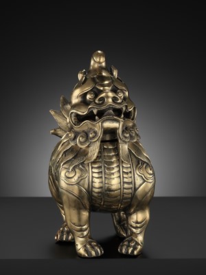 Lot 82 - A POWERFUL ‘LUDUAN’ BRONZE CENSER, XUANDE MARK, EARLY QING DYNASTY