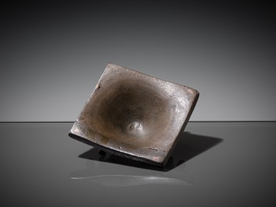 Lot 213 - A BRONZE SRI YANTRA IN THE SHAPE OF MOUNT MERU, 17TH-18TH CENTURY