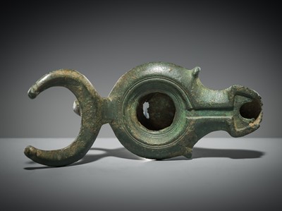 Lot 175 - A ROMAN BRONZE ‘BULL’ LAMP, CIRCA 1ST-2ND CENTURY AD
