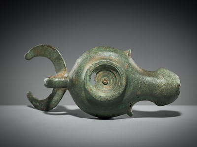 Lot 175 - A ROMAN BRONZE ‘BULL’ LAMP, CIRCA 1ST-2ND CENTURY AD