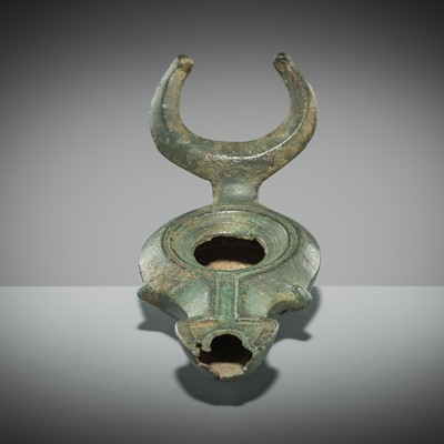 Lot 175 - A ROMAN BRONZE ‘BULL’ LAMP, CIRCA 1ST-2ND CENTURY AD