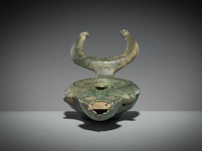 Lot 175 - A ROMAN BRONZE ‘BULL’ LAMP, CIRCA 1ST-2ND CENTURY AD