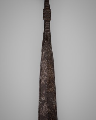 Lot 236 - TWO SHAMANIC RITUAL IRON IMPLEMENTS, TIBET, 16TH CENTURY