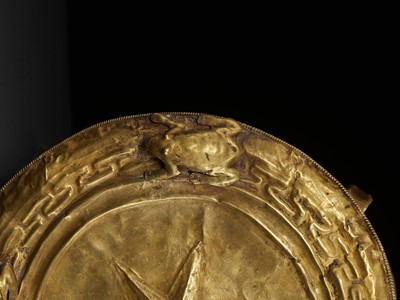 Lot 238 - AN EXTREMELY RARE AND IMPORTANT GOLD RAIN DRUM, ANCIENT KINGDOMS OF CHAM