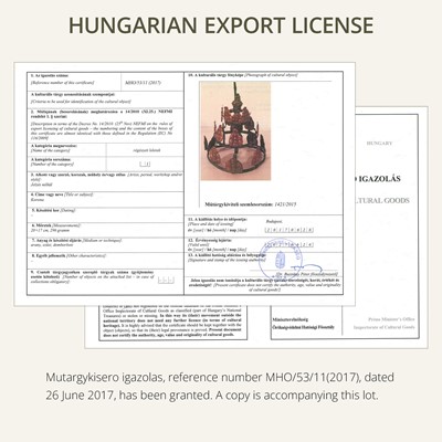 Lot 241 - A UNIQUE SILVER CROWN WITH GOLD ORNAMENTS, ANCIENT KINGDOMS OF CHAM