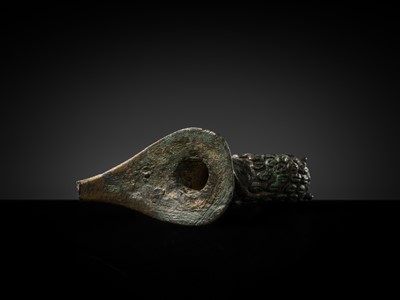 A KHORASAN BRONZE ‘LION’ SPOUT, 12TH-13Th CENTURY