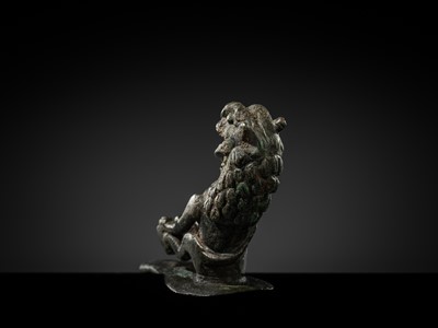 A KHORASAN BRONZE ‘LION’ SPOUT, 12TH-13Th CENTURY
