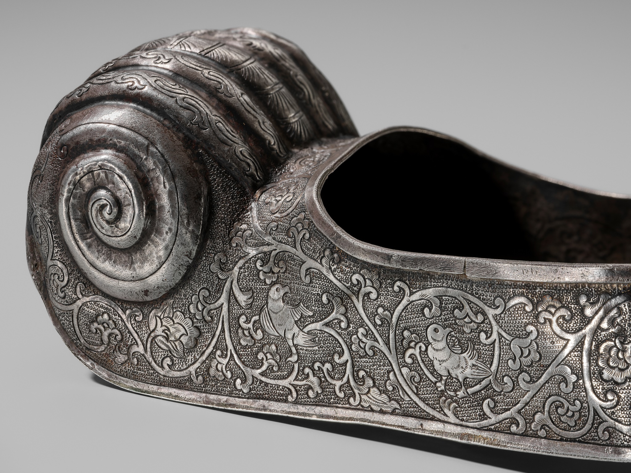 Lot 84 - A RARE PAIR OF SILVER REPOUSSÉ WOMEN’S SHOES,
