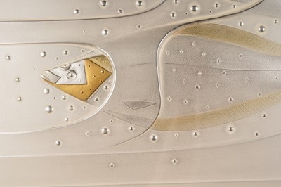 Lot 154 - ONAGA TAMOTSU: AN ABSTRACT LACQUER PAINTING ‘FLOUNDER’